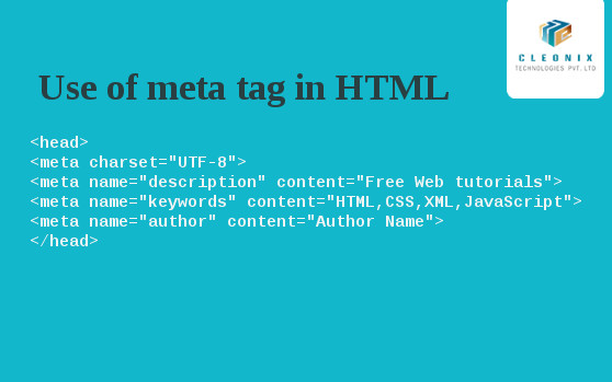 Use of meta tag in HTML